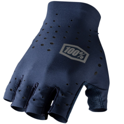 Korte Handsker 100% Sling Short Finger Cykelhandsker, Navy, Medium - Cykelstellet