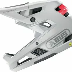 Dame Cykelhjelme Abus AirDrop MIPS Fullface Hjelm, Polar White, S/M 52-58cm - Cykelstellet