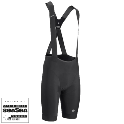 Lange Bukser Assos Cykelbukser Equipe RS S9 Bibshorts - Sort - Cykelstellet