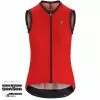 Dame Uden ærmer Assos UMA GT NS Jersey - Rød - Cykelstellet -Tilbud Cykler Butik Assos UMA GT NS Jersey Rod