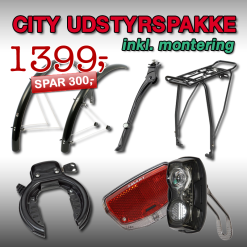 Udstyrspakker BASIS VARE CITYBIKE Udstyrspakke 5 Inkl. Montering! - Cykelstellet
