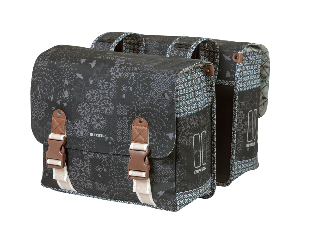 Basil Bohème Double Bag - Cykeltasker Til Bag - 35 Liter - Charcoal - Cykelstellet 3 Basil Bohème Double Bag - Cykeltasker Til Bag - 35 Liter - Charcoal - Cykelstellet