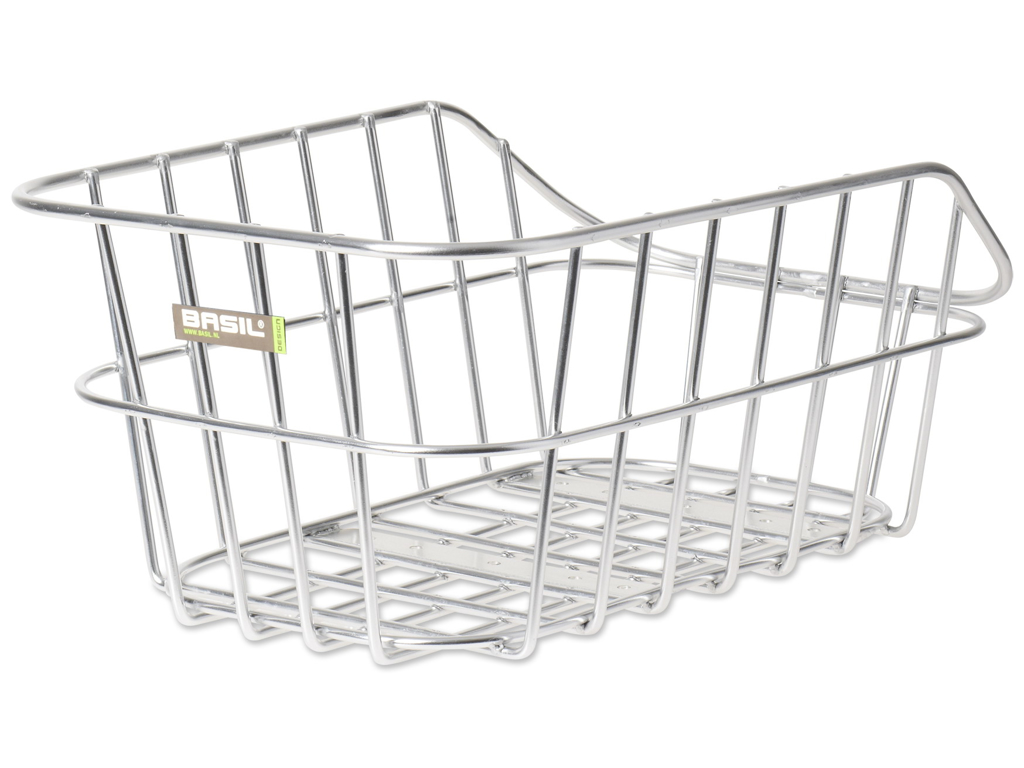 Cykelkurv Til Almindelig Cykel Basil Cento Alu - Cykelkurv Til Bag - Sølv - Cykelstellet 3 Cykelkurv Til Almindelig Cykel Basil Cento Alu - Cykelkurv Til Bag - Sølv - Cykelstellet
