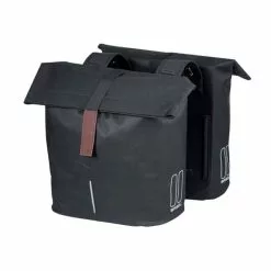 Cykeltasker Basil City - Dobbelt Cykeltaske Til Bag - 28 Liter - Sort - Cykelstellet