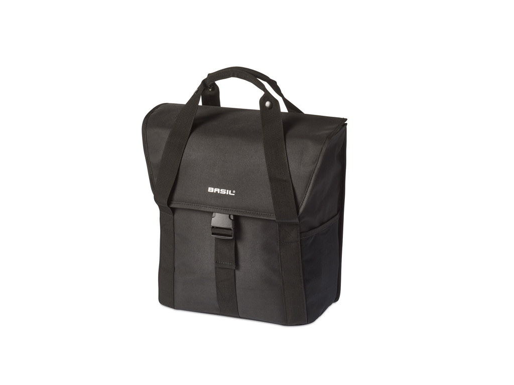 Cykeltasker Basil Go Single Bag - Cykeltaske - 16 Liter - Solid Black - Cykelstellet 3 Cykeltasker Basil Go Single Bag - Cykeltaske - 16 Liter - Solid Black - Cykelstellet