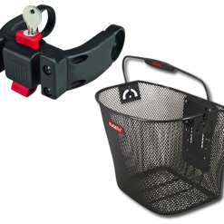 Cykelkurv Til Elcykel Basis Elcykel Klickfix Kurv + Beslag (Vi Vælger For Dig) - Elcykel - Cykelstellet