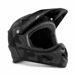 Fullface Cykelhjelme Bluegrass Intox Fullface Hjelm, Black Camo, M/56-58cm - Cykelstellet