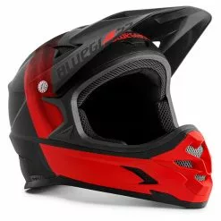Fullface Cykelhjelme Bluegrass Intox Fullface Hjelm, Black/Red, S/54-56cm - Cykelstellet