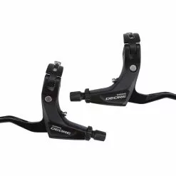 Bremsegreb Sæt Shimano Deore MTB Sort Til V-bremser 2 Finger Type - Cykelstellet