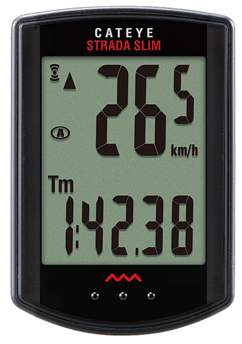 Cykelcomputer & GPS Cateye Strada Wireless Cykelcomputer 8 - Sort - Cykelstellet 3 Cykelcomputer & GPS Cateye Strada Wireless Cykelcomputer 8 - Sort - Cykelstellet