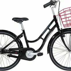 Cykler - Børn Centurion Basic Urban 24" 7g Pige - Sort - Cykelstellet