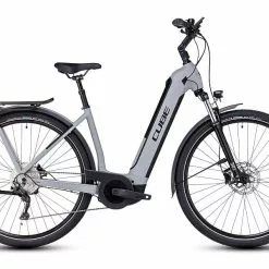 Herre Elcykel Cube Kathmandu Hybrid ONE 625 Grey - Elcykel - 2023, 50cm - Cykelstellet