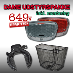 Udstyrspakker DAME Udstyrspakke 3 Inkl. Montering! - Cykelstellet