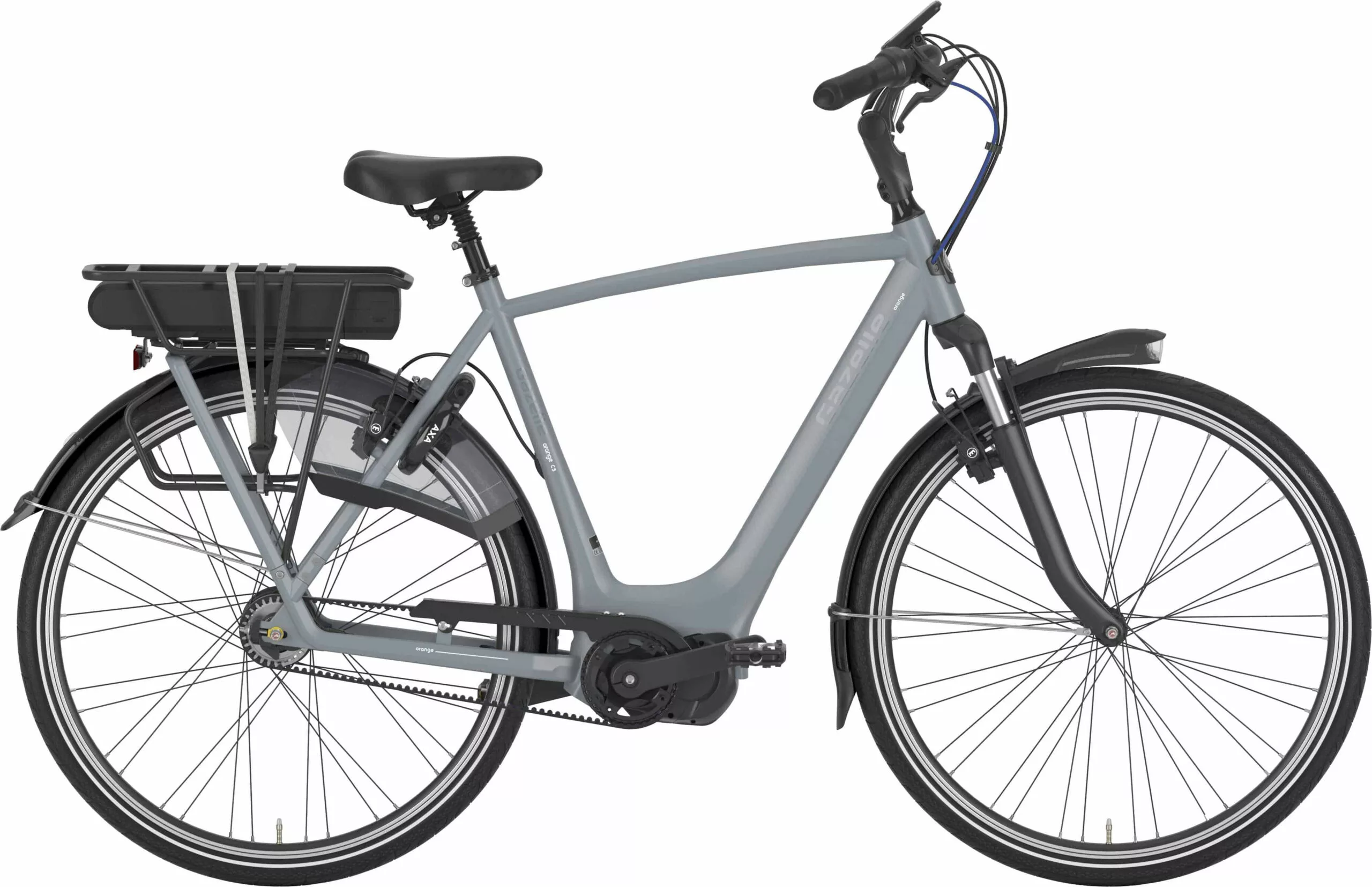 Herre Elcykel Gazelle Orange C5 HMS Herre Brewster Grey - 2020 - Cykelstellet 3 Herre Elcykel Gazelle Orange C5 HMS Herre Brewster Grey - 2020 - Cykelstellet