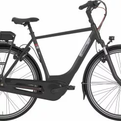 Herre Elcykel Gazelle Paris C7+ HMB - Sort - Cykelstellet