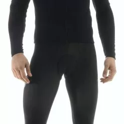 Lange ærmer Giordana Langærmet Jersey Fusion - Sort - Cykelstellet