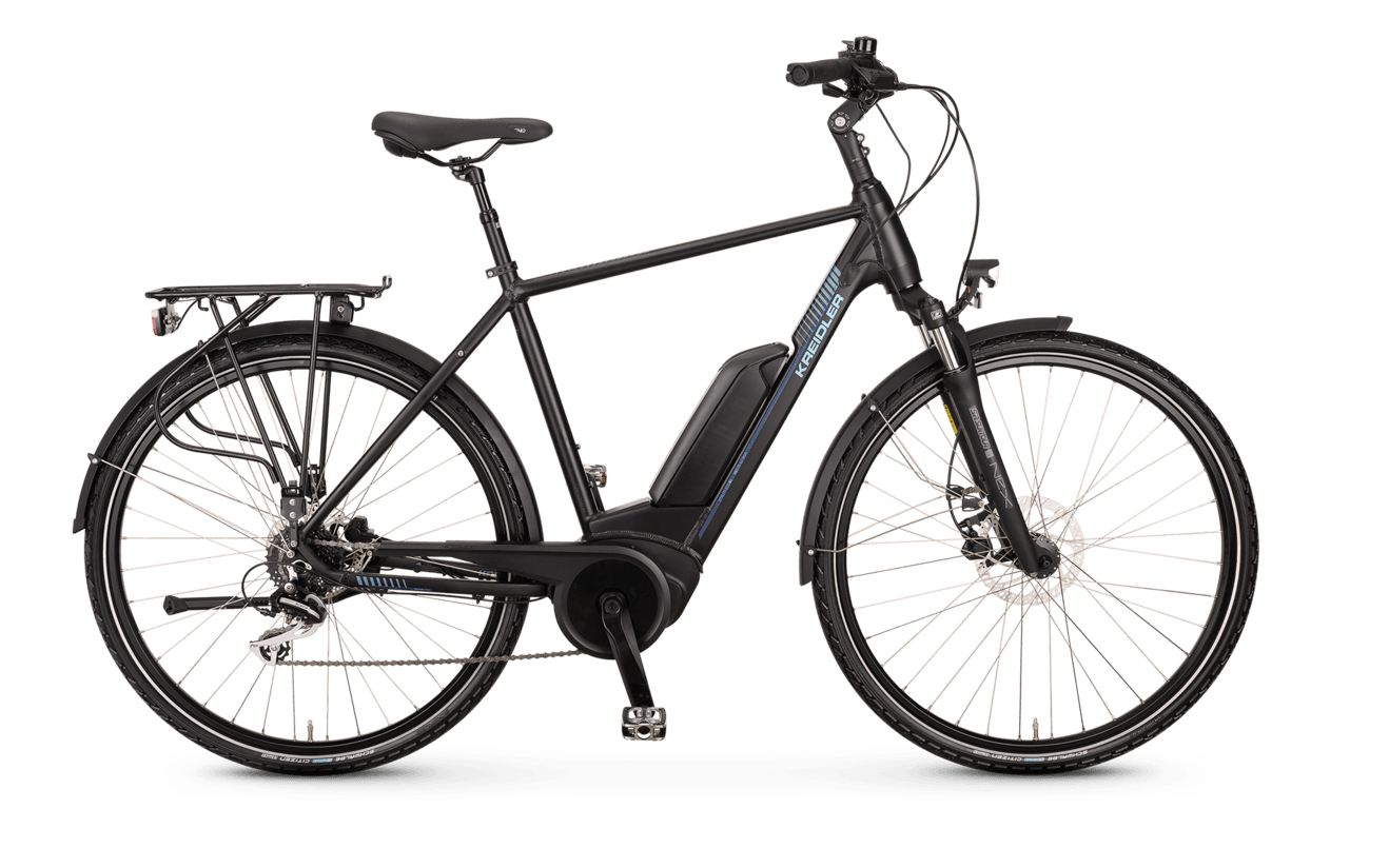 Herre Elcykel Kreidler Vitality Eco 2 Sport Herre 2021 - Sort - Cykelstellet 3 Herre Elcykel Kreidler Vitality Eco 2 Sport Herre 2021 - Sort - Cykelstellet