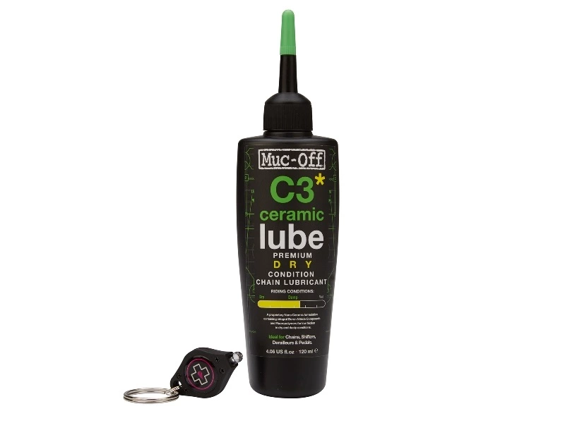 Værktøj Muc-Off C3 Ceramic Lube Tør Kædeolie, 120ml - Cykelstellet 3 Værktøj Muc-Off C3 Ceramic Lube Tør Kædeolie, 120ml - Cykelstellet