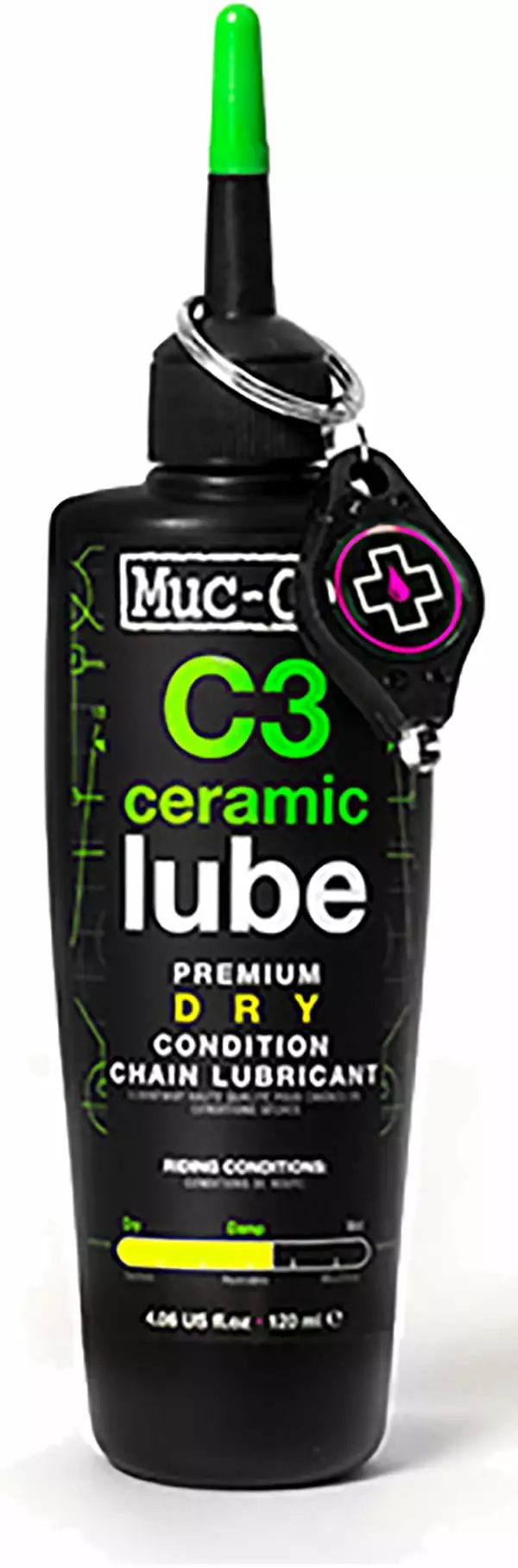 Olie / Fedt Muc-Off Dry Lube - C3 Ceramic Olie - 120 Ml - Cykelstellet 3 Olie / Fedt Muc-Off Dry Lube - C3 Ceramic Olie - 120 Ml - Cykelstellet