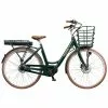 Cykelkurv Til Elcykel Mustang Augusta Electric 28" Elcykel Med 7 Gear - Racing Green - Cykelstellet -Tilbud Cykler Butik Mustang Augusta Electric 28 elcykel med 7 gear Racing green