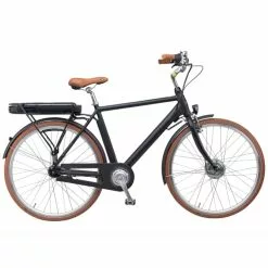 Herre Elcykel Mustang Christian Electric 28" Elcykel Med 7 Gear - Black - Cykelstellet