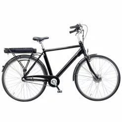 Herre Elcykel Mustang Classic Electric 28" Elcykel Med 3 Gear - Black - Cykelstellet
