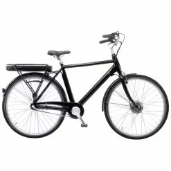 Herre Elcykel Mustang Classic Electric Elcykel Med 3 Gear - Black - Cykelstellet