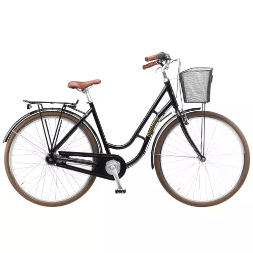 Dame Cykler Mustang Dagmar 28" Damecykel Med 7 Gear - Black - Cykelstellet 3 Dame Cykler Mustang Dagmar 28" Damecykel Med 7 Gear - Black - Cykelstellet