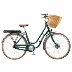 Herre Elcykel Mustang Urban Electric 28" Elcykel Med 7 Gear - Racing Green - Cykelstellet