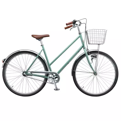 Dame Cykler Mustang Vintage Classic 28" Damecykel Med 3 Gear - Tosca Green - Cykelstellet 3 Dame Cykler Mustang Vintage Classic 28" Damecykel Med 3 Gear - Tosca Green - Cykelstellet