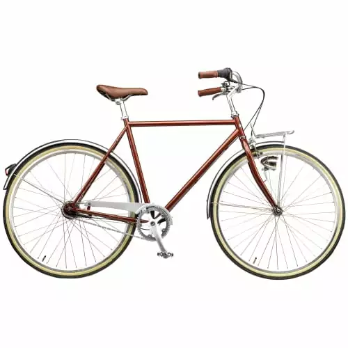 Mustang Vintage Classic 28" Herrecykel Med 7 Gear - Dark Amber - Cykelstellet 3 Mustang Vintage Classic 28" Herrecykel Med 7 Gear - Dark Amber - Cykelstellet