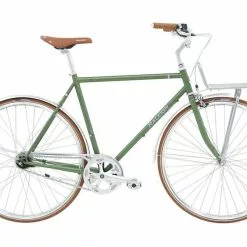 Raleigh Yate Cargo Green - Herrecykel - 2023, 60cm - Med Frontlad - Cykelstellet