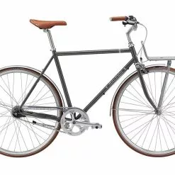 Raleigh Yate Cargo Grey - Herrecykel - 2023, 60cm - Med Frontlad - Cykelstellet
