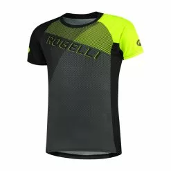 Rogelli Adventure - Cykeltrøje MTB - Korte ærmer - Sort/Grå/Gul - Str. 2XL - Cykelstellet