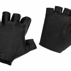 Korte Handsker Rogelli Solid Cykelhandsker, Black, XL - Cykelstellet