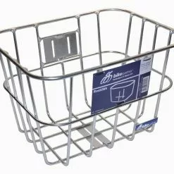 Cykelkurv Til Elcykel Roskilde Cykelkurv Til Front, Sølv (monteres Ikke På Elcykel) - Cykelstellet