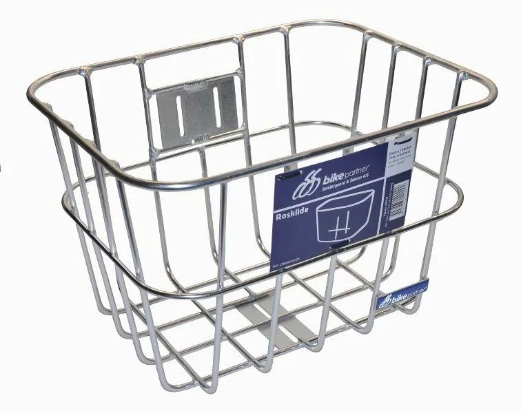 Cykelkurv Til Elcykel Roskilde Cykelkurv Til Front, Sølv (monteres Ikke På Elcykel) - Cykelstellet 3 Cykelkurv Til Elcykel Roskilde Cykelkurv Til Front, Sølv (monteres Ikke På Elcykel) - Cykelstellet