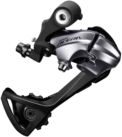 Shimano Bagskifter Acera T3000 9 Speed - SGS - Sølv - Cykelstellet 3 Shimano Bagskifter Acera T3000 9 Speed - SGS - Sølv - Cykelstellet