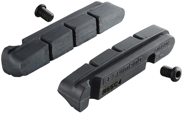 Bremseklodser Shimano Bremseklods R55C4-A - BR-R9100 Carbon 1 Par - Cykelstellet 3 Bremseklodser Shimano Bremseklods R55C4-A - BR-R9100 Carbon 1 Par - Cykelstellet