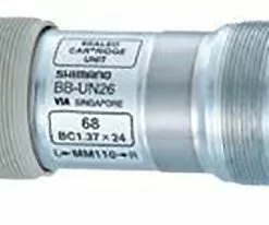 Krankboks & Kranklejer Shimano Krankboks / Bottom Bracket BB-UN26 BSA 113mm/68mm, Firkant - Cykelstellet