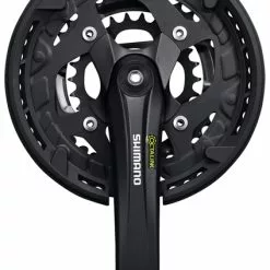 Shimano Kranksæt 9-sp Octalink CG - FC-T4010 48/36/26T 175mm - Sort - Cykelstellet