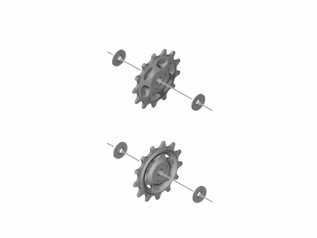 Shimano XT - Pulleyhjul Sæt Af 2 Stk. - Passer Til Bagskifter Model RD-M8130 - Cykelstellet 3 Shimano XT - Pulleyhjul Sæt Af 2 Stk. - Passer Til Bagskifter Model RD-M8130 - Cykelstellet