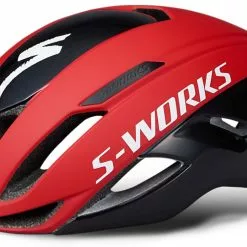 Dame Cykelhjelme Specialized S-Works Evade II Mips ANGi READY Cykelhjelm - Rød/Sort - Cykelstellet