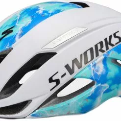 Dame Cykelhjelme Specialized S-Works Evade MIPS Cykelhjelm - Hvid/Blå - Cykelstellet