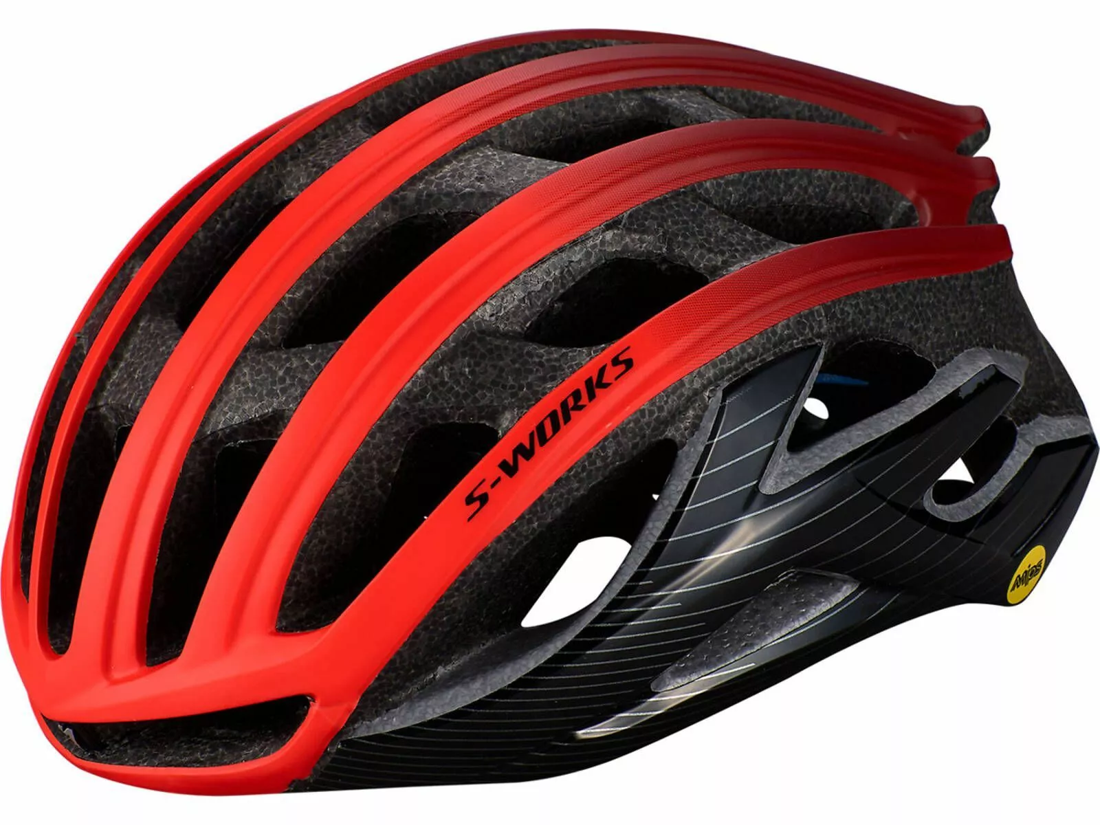 Dame Cykelhjelme Specialized S-Works Prevail II ANGI READY Cykelhjelm - Sort/Rød - Cykelstellet 3 Dame Cykelhjelme Specialized S-Works Prevail II ANGI READY Cykelhjelm - Sort/Rød - Cykelstellet