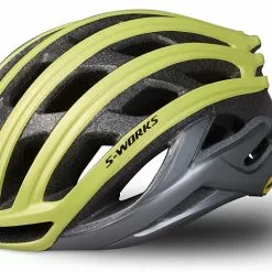 Dame Cykelhjelme Specialized S-Works Prevail II Mips ANGi READY Cykelhjelm - Gul - Cykelstellet