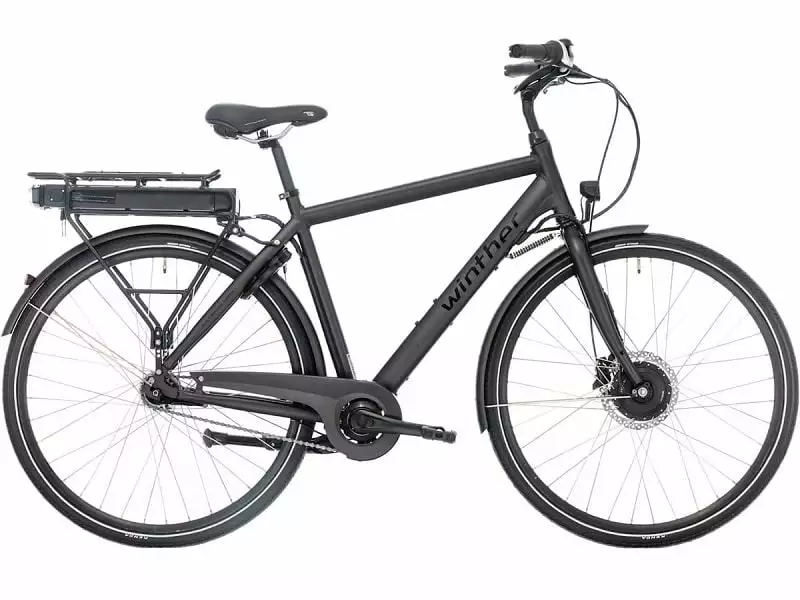Herre Elcykel Winther Black Superbe 1 - Elcykel - 2023 - Cykelstellet 3 Herre Elcykel Winther Black Superbe 1 - Elcykel - 2023 - Cykelstellet